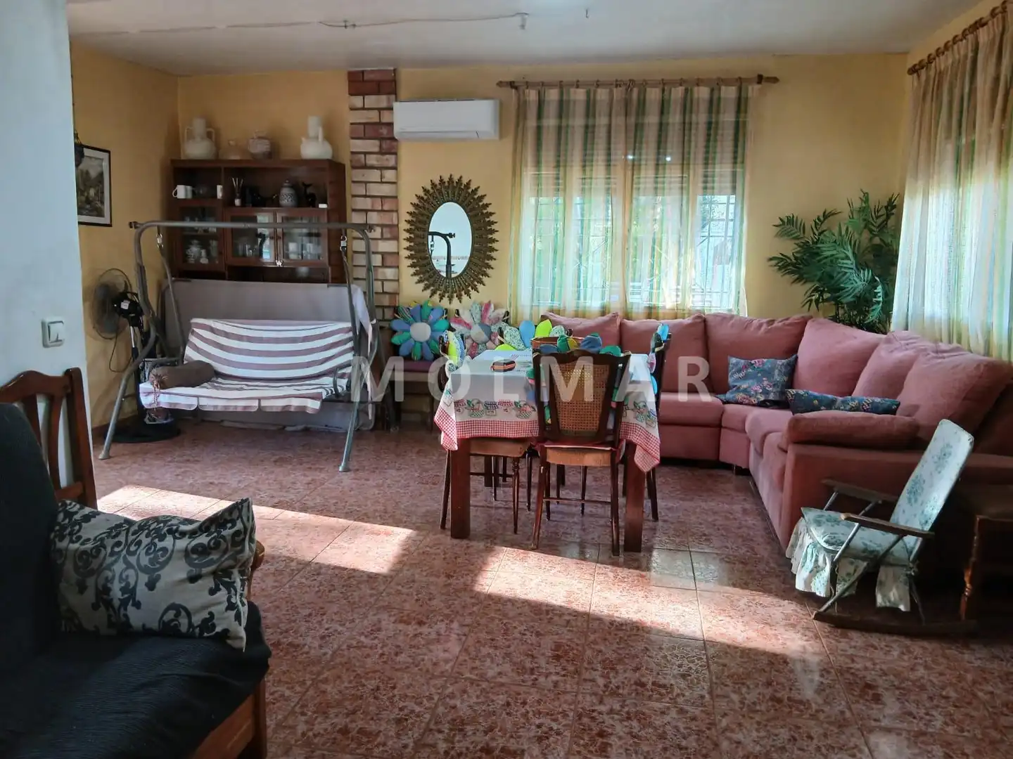 Sala de estar de Finca rústica en venta en Carlet con Jardín privado y Piscina