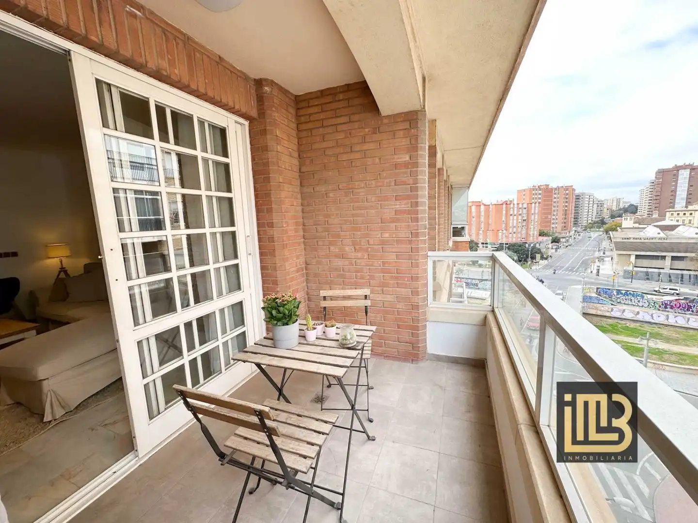 Balcony of Flat for sale in Málaga  with Air Conditioner, Heating and Terrace