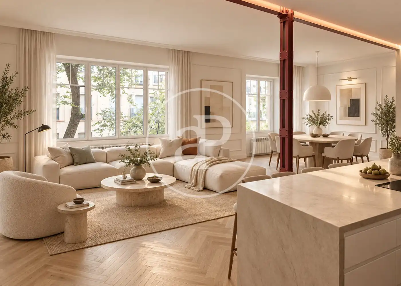 Living room of Flat for sale in Chamberí