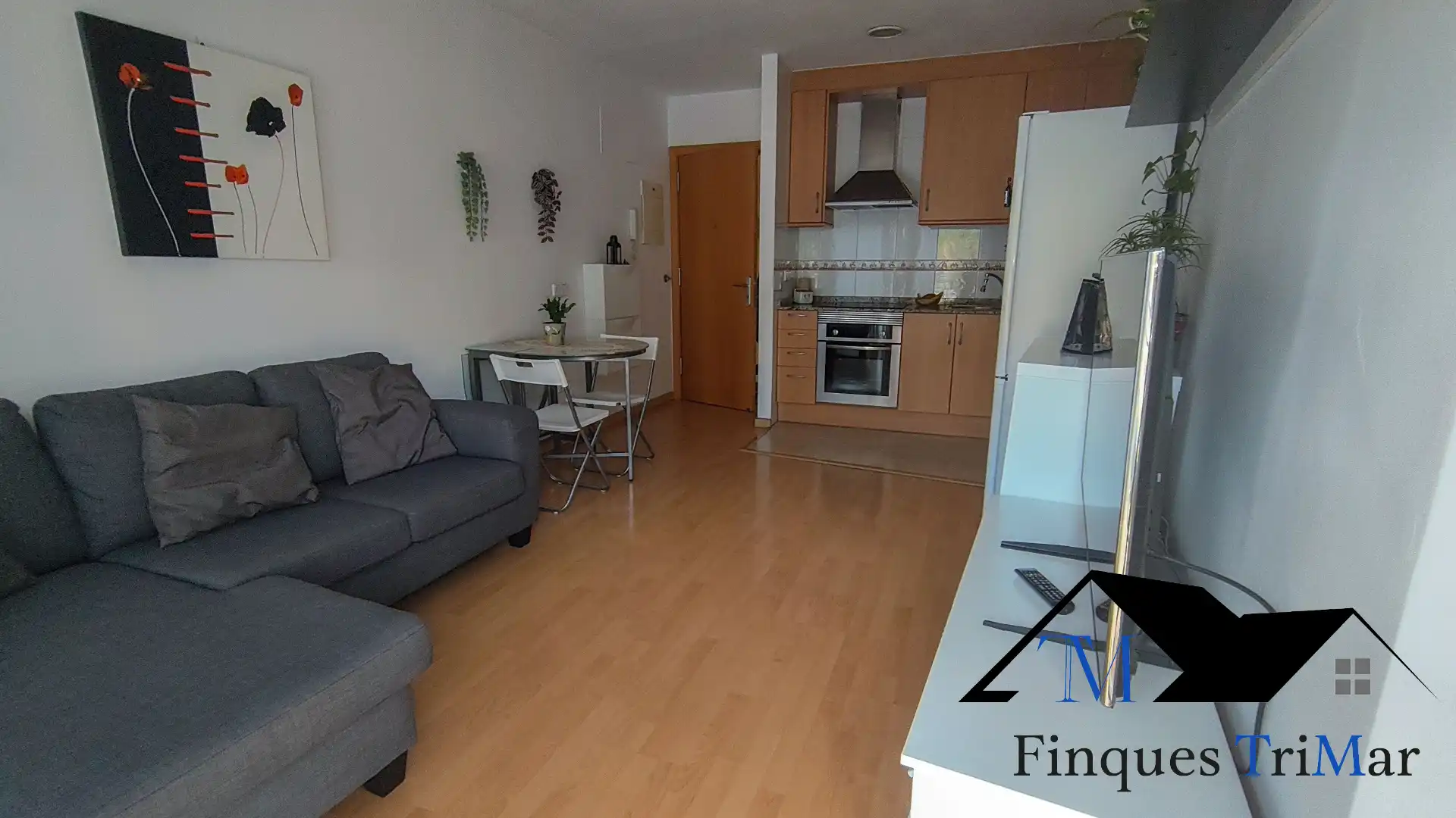 Sala de estar de Piso en venta en Òdena con Parquet, Balcón y Alarma