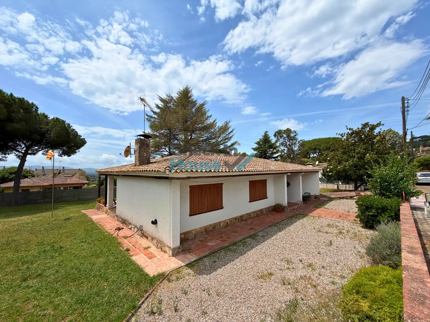 Exterior view of Houses for sale in Santa Cristina d'Aro  with Heating, Private garden and Terrace