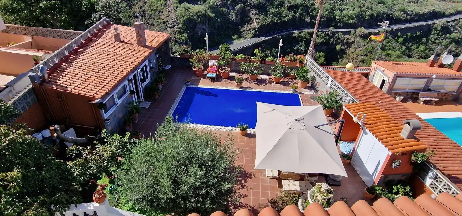 Piscina de Casa o chalet en venta en Firgas con Jardín privado, Piscina y Amueblado