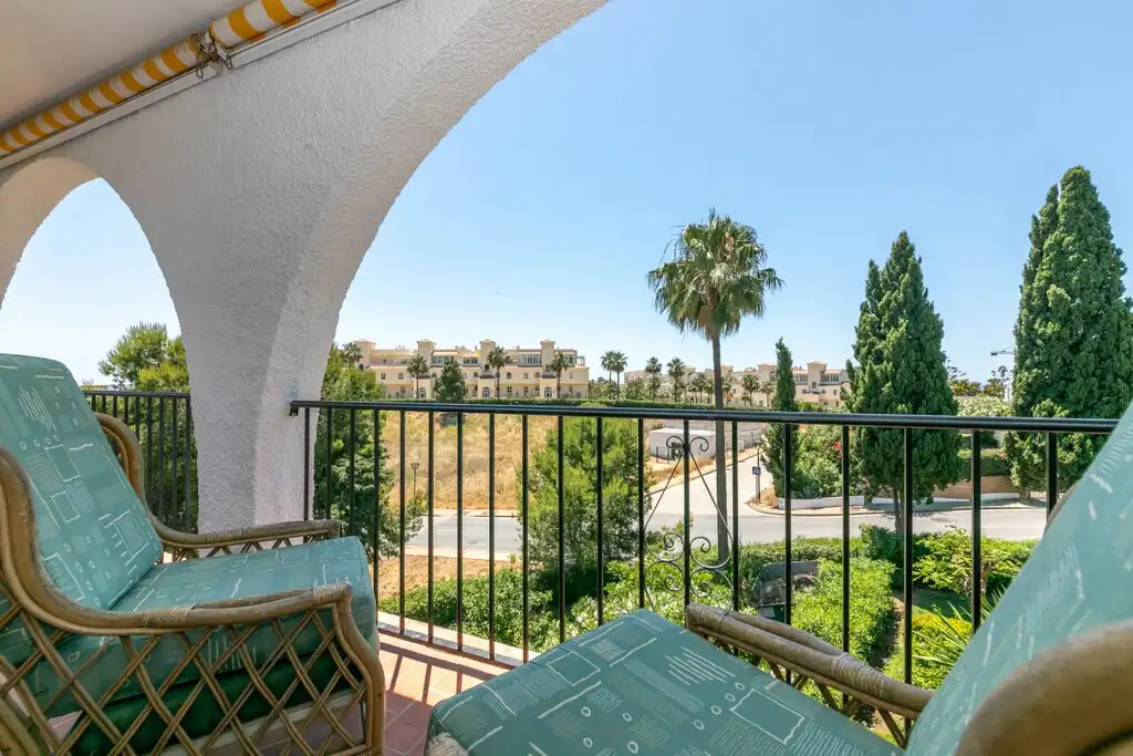 Balcony of Attic for rent in Mijas  with Air Conditioner, Terrace and Furnished