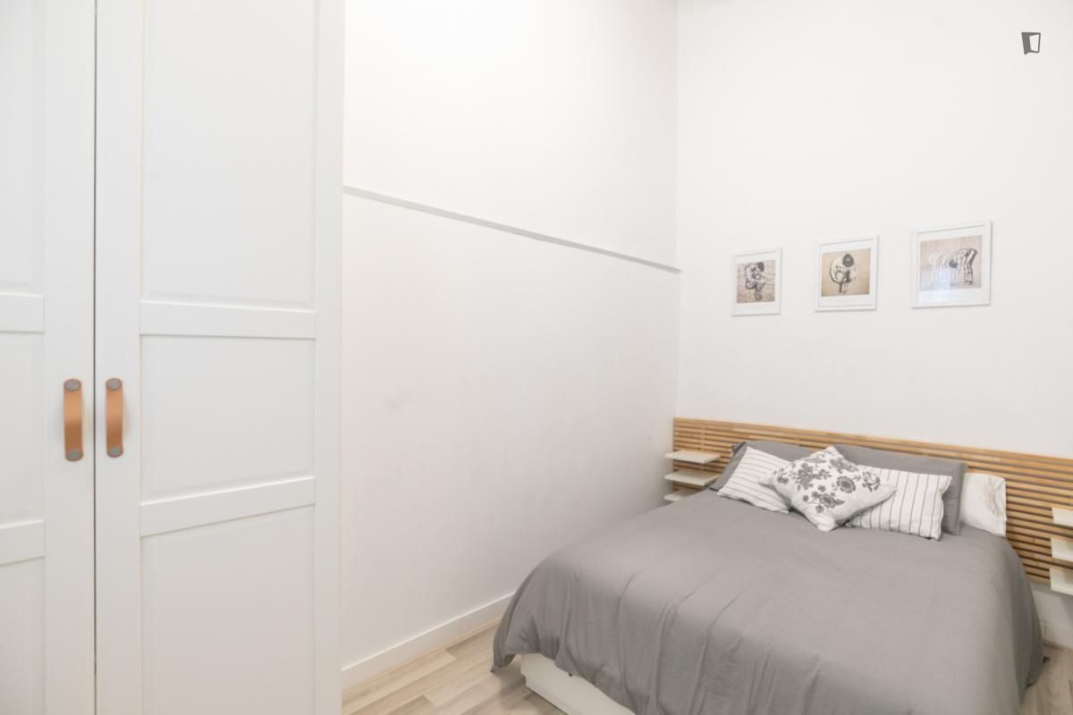 Bedroom of Apartment to rent in  Barcelona Capital  with Air Conditioner, Heating and Furnished