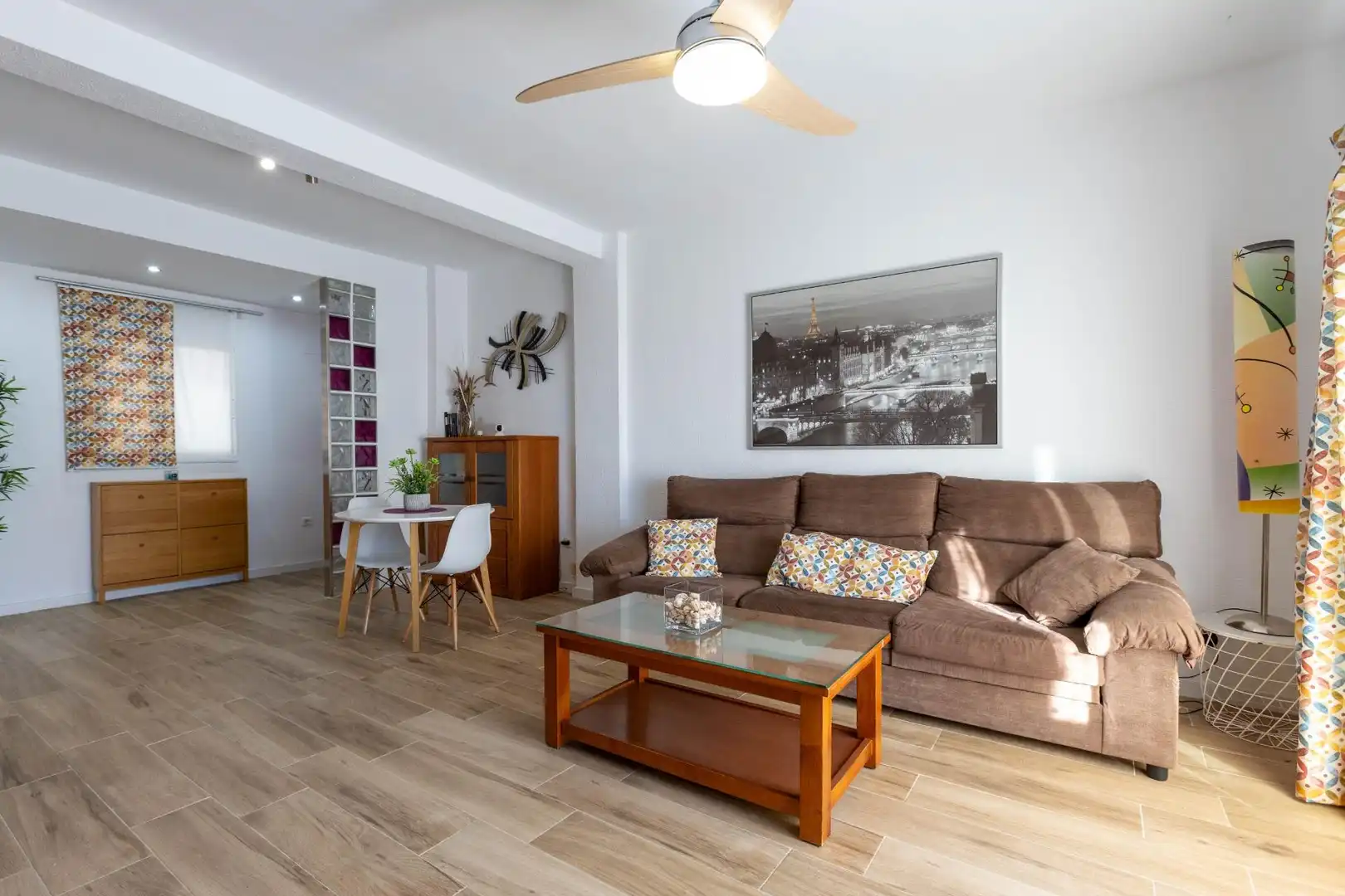 Sala de estar de Apartamento en venta en Torremolinos con Jardín privado, Terraza y Piscina comunitaria