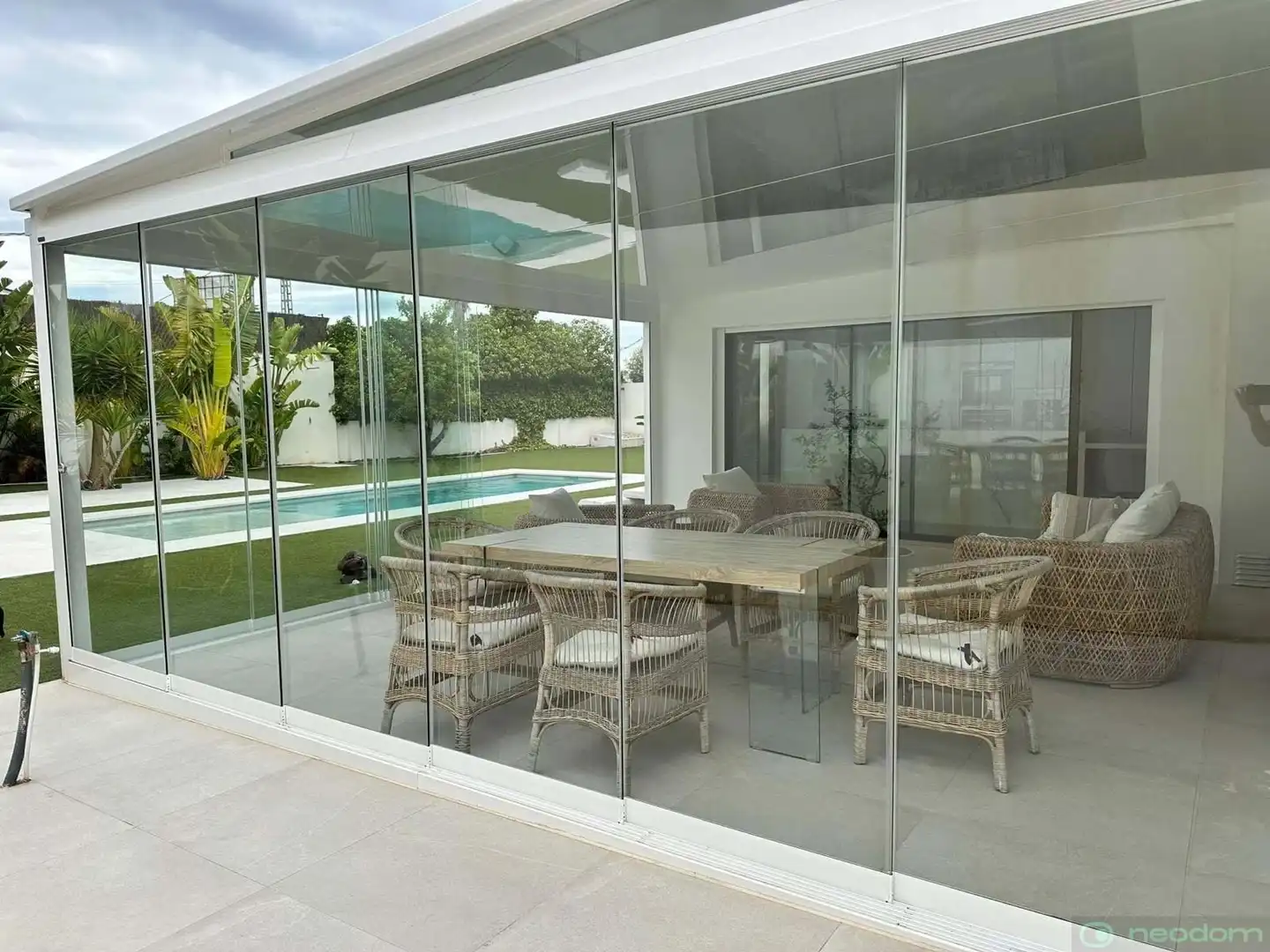 Terrace of Houses for sale in L'Alfàs del Pi  with Air Conditioner, Heating and Swimming Pool