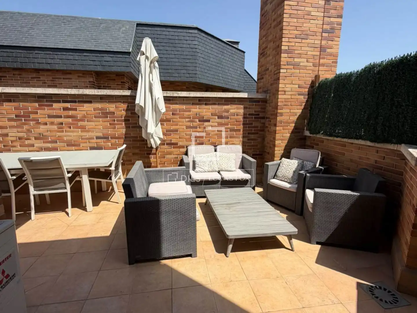 Terrace of Flat for rent in Majadahonda  with Air Conditioner, Heating and Private garden