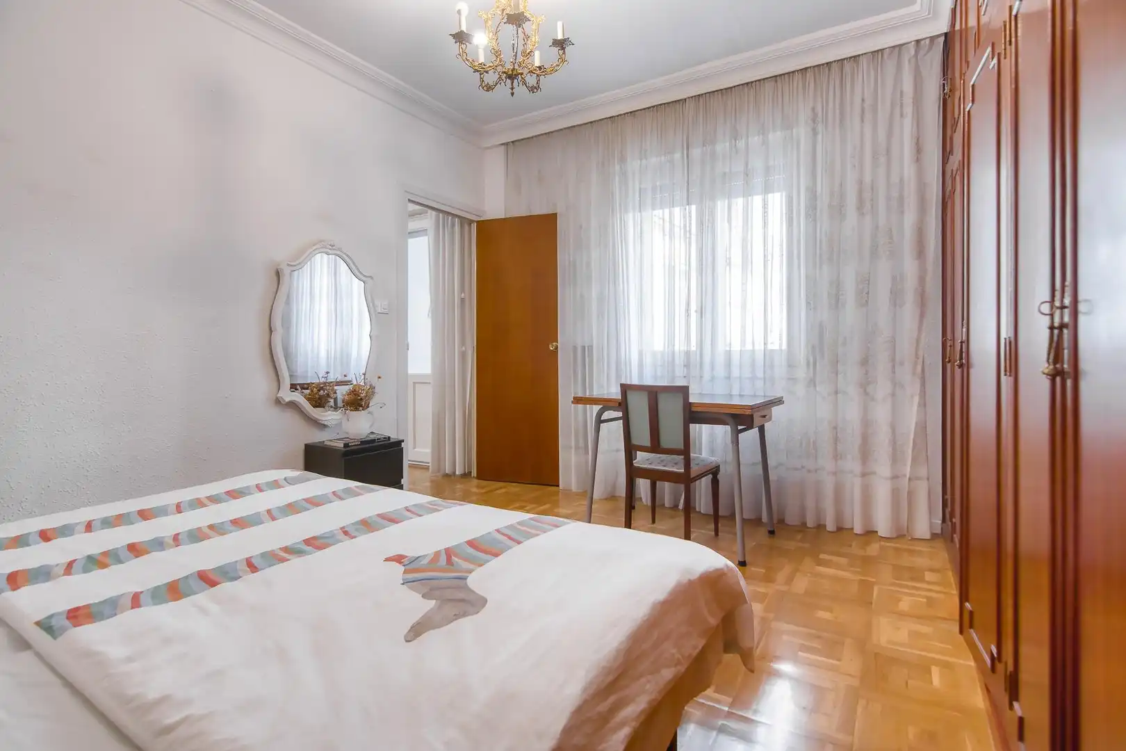 Bedroom of Flat for sale in  Pamplona / Iruña  with Heating, Storage room and Balcony