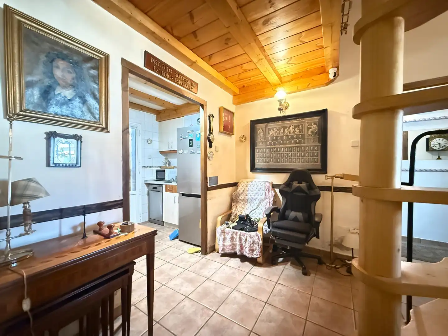 Cocina de Casa o chalet en venta en Escatrón con Jardín privado, Amueblado y Lavadora