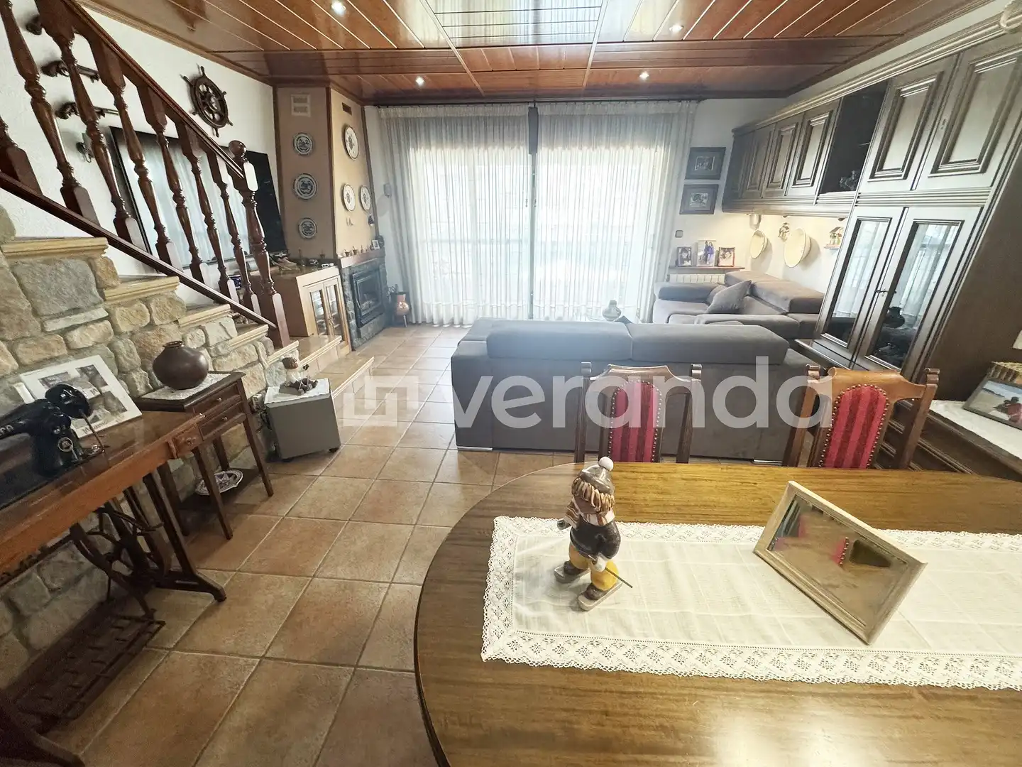 Sala d'estar de Casa adosada en venda en Ripollet amb Calefacció, Traster i Balcó
