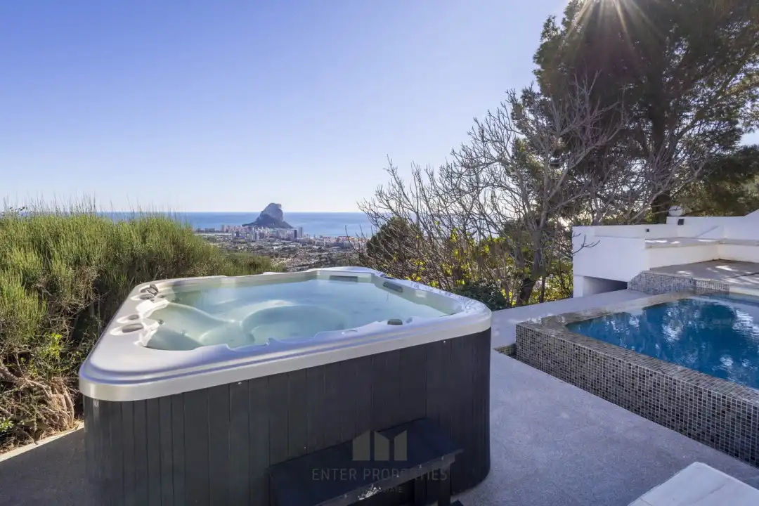 Exterior view of Flat for rent in Calpe / Calp  with Air Conditioner, Heating and Terrace