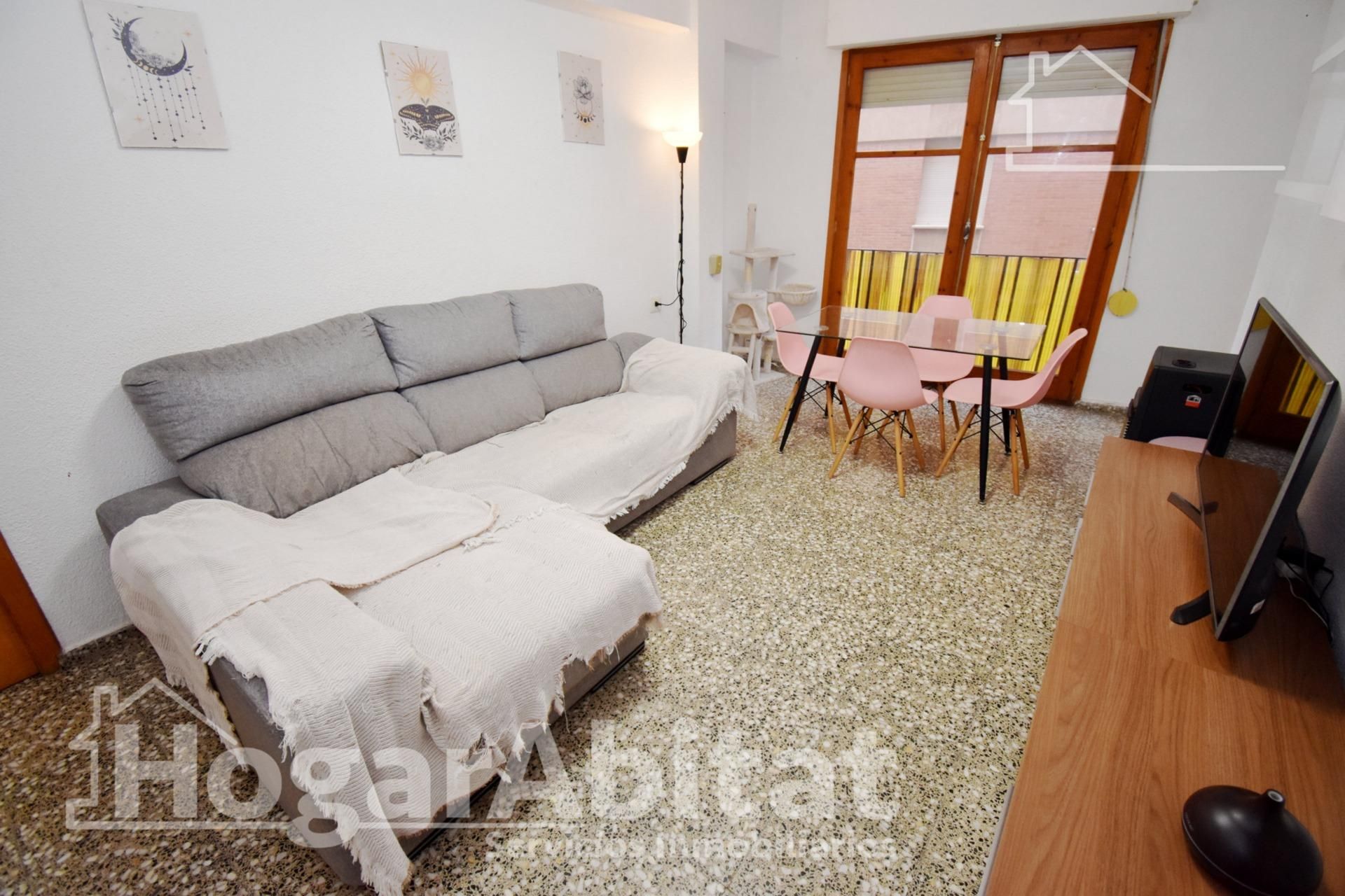 Sala de estar de Piso en venta en Vila-real con Amueblado