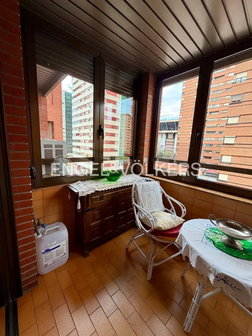 Balcony of Flat for rent in Valencia  with Air Conditioner, Heating and Balcony