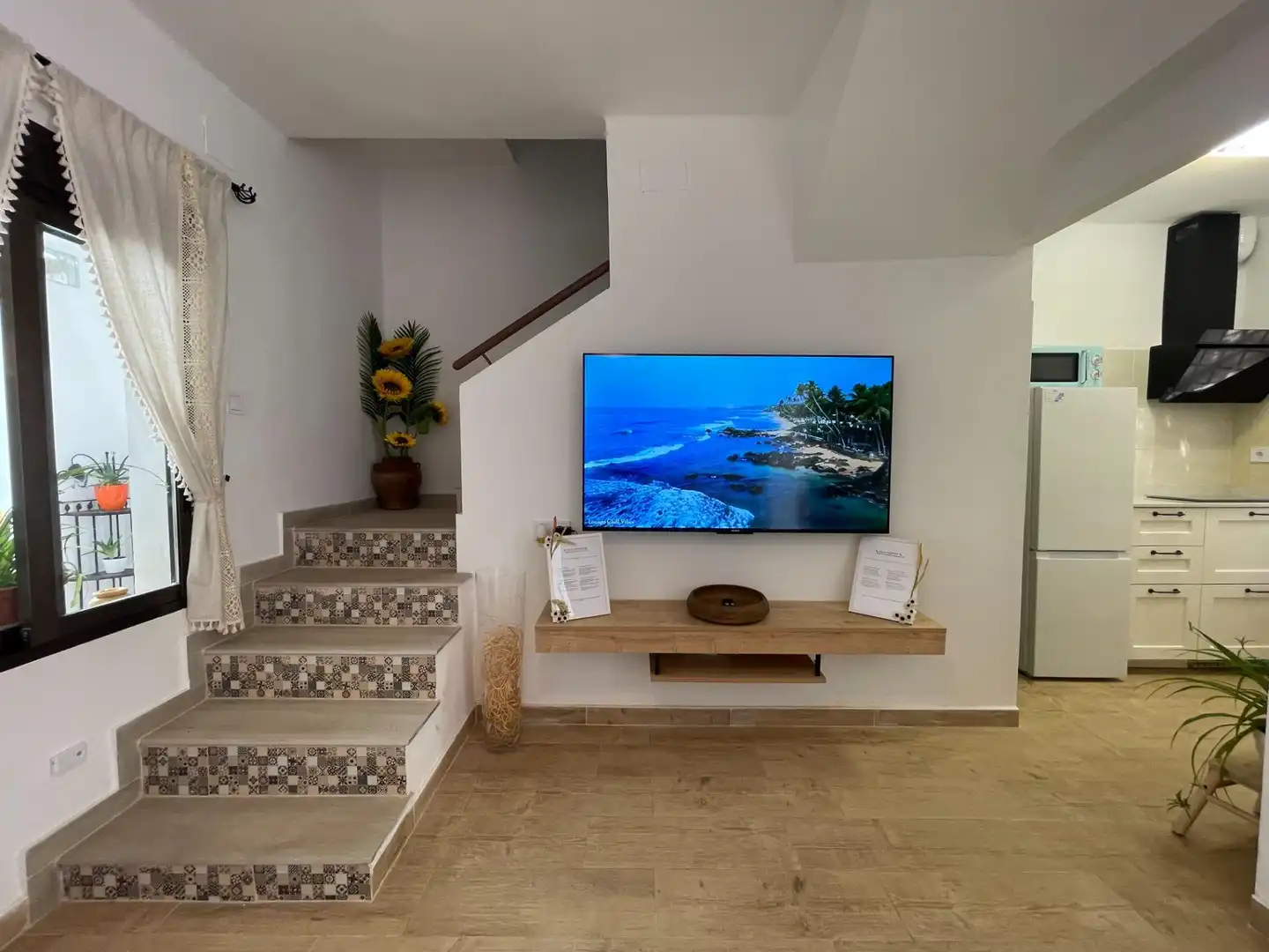 Wohnzimmer von Haus oder Chalet zur Miete in Requena mit Heizung und Terrasse