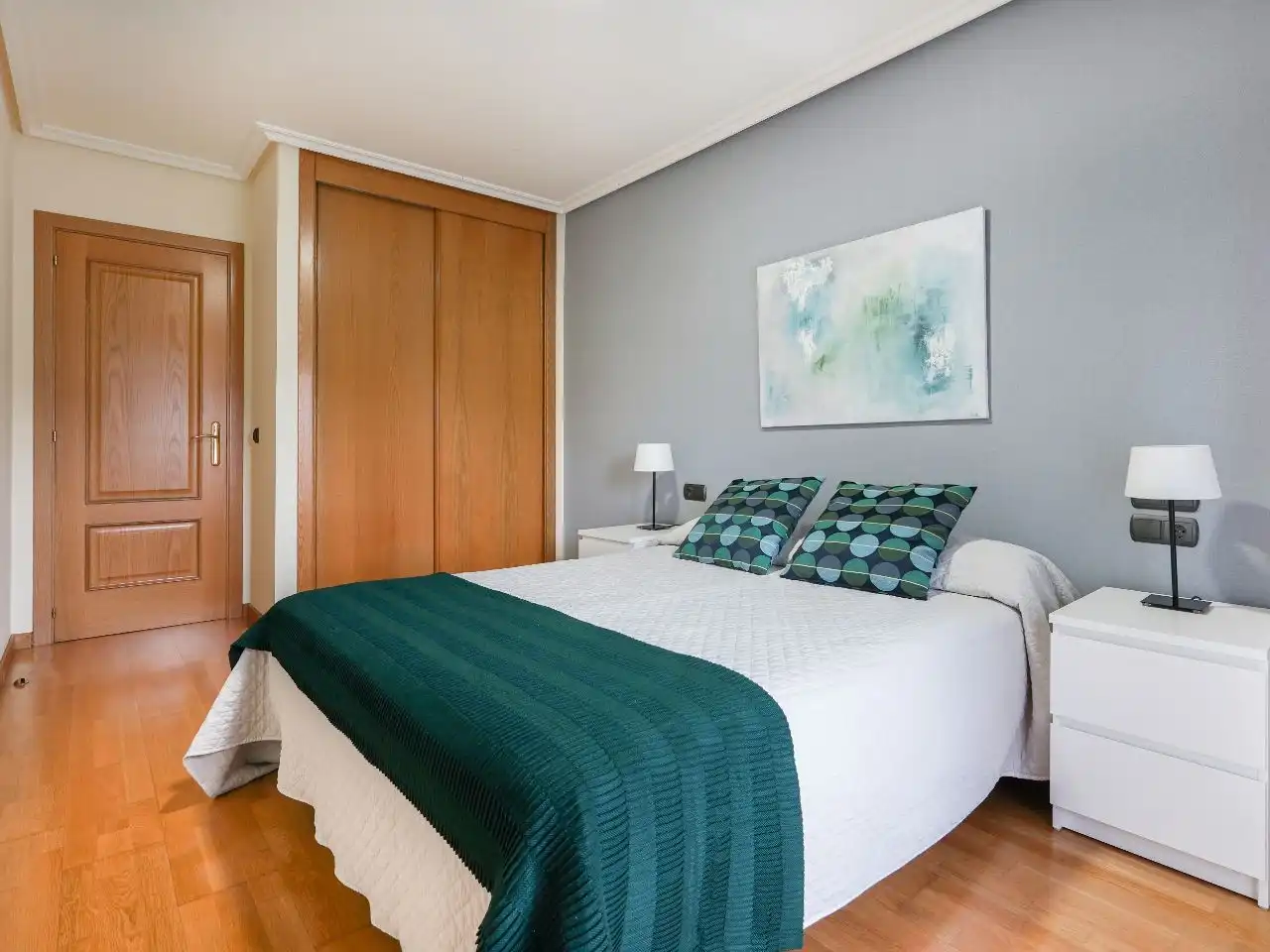 Bedroom of Flat for rent in Vigo   with Balcony