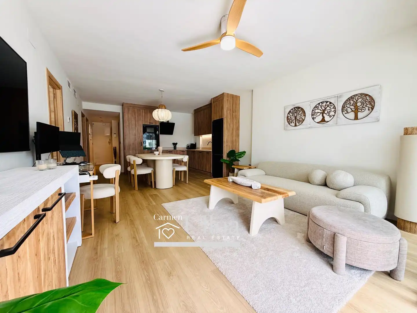 Living room of Flat for sale in Alicante / Alacant  with Air Conditioner, Private garden and Terrace