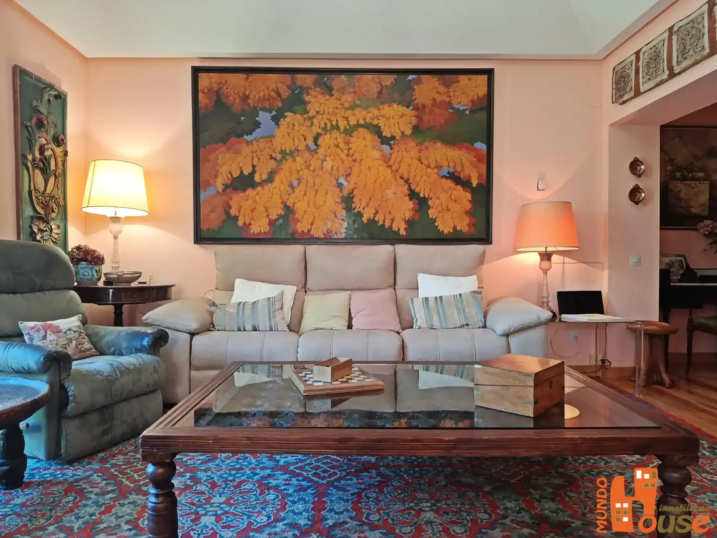 Wohnzimmer von Wohnung zum Verkauf in Real Sitio de San Ildefonso mit Heizung und Balkon