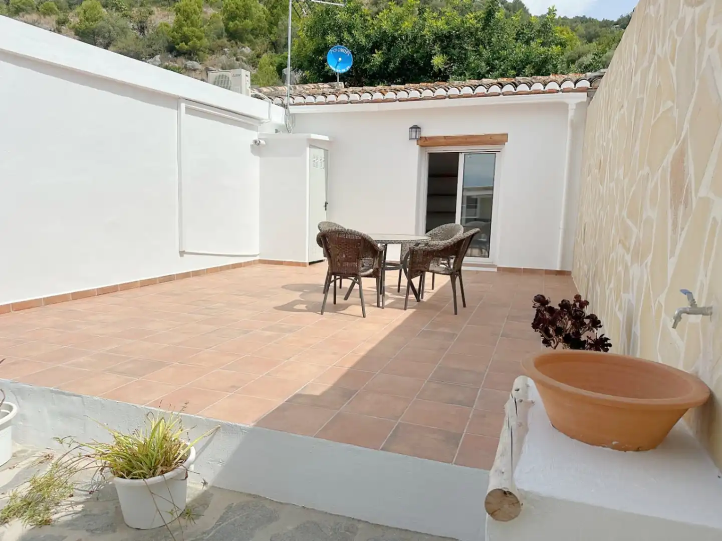 Terrassa de Finca rústica en venda en El Ràfol d'Almúnia amb Aire condicionat, Calefacció i Terrassa