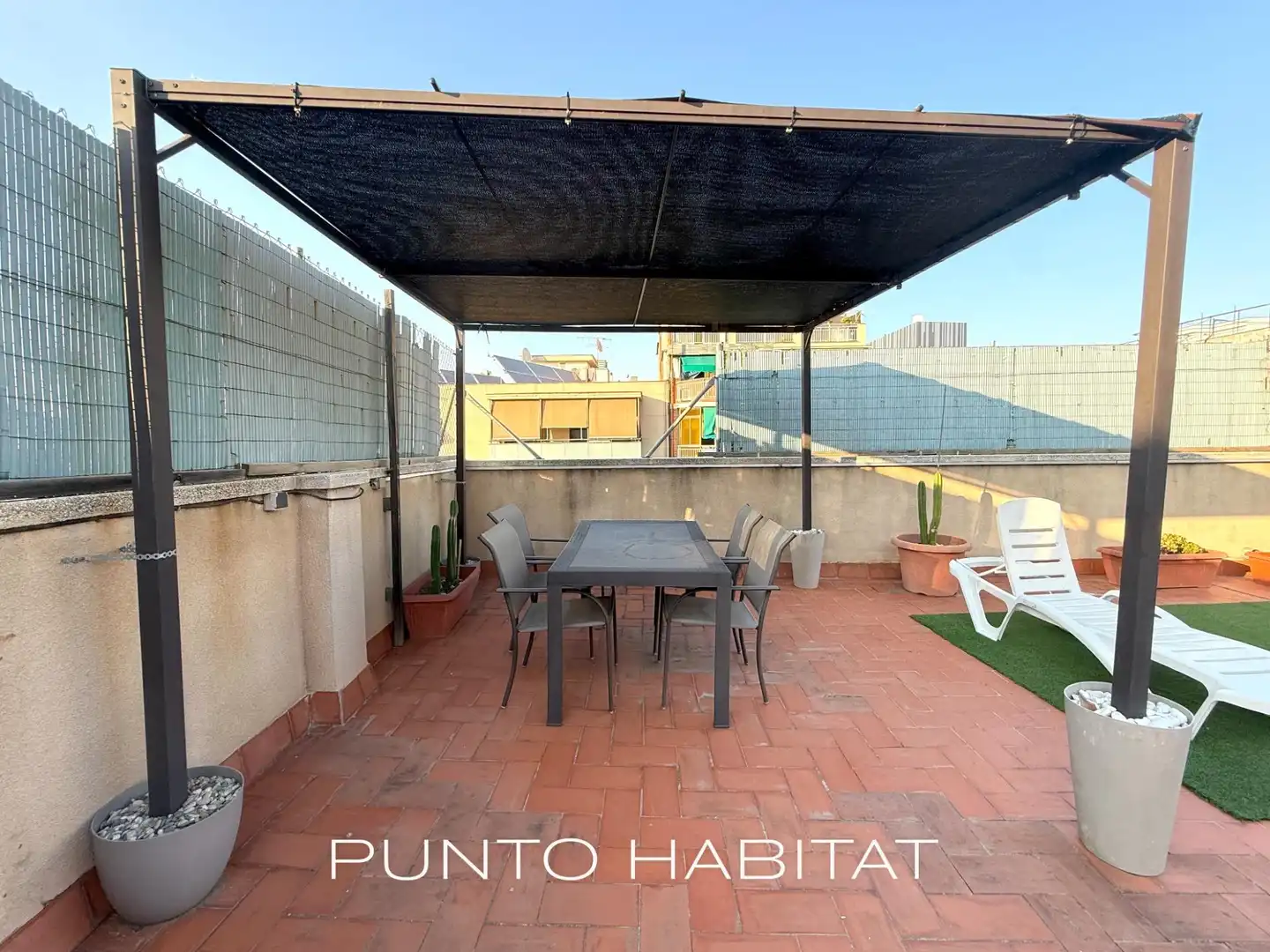 Terrace of Flat for rent in Barcelona  with Air Conditioner, Heating and Parquet flooring