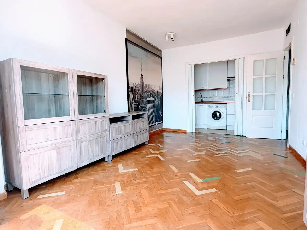 Sala de estar de Piso de alquiler en Madrid con Amueblado