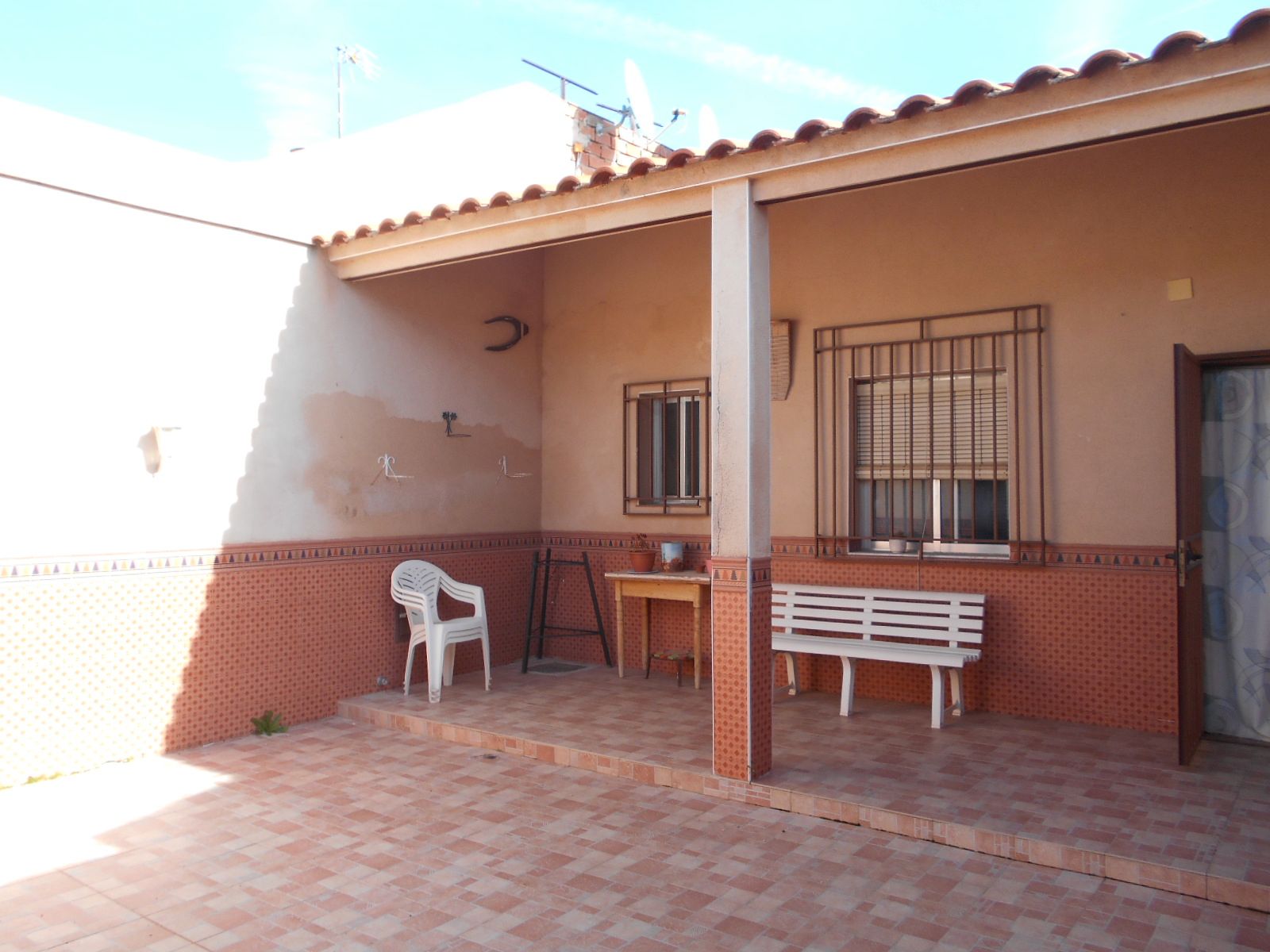 Terraza de Casa o chalet en venta en Torralba de Calatrava con Aire acondicionado