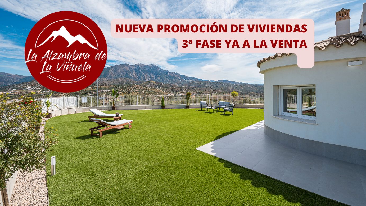 Exterior view of House or chalet for sale in Viñuela  with Private garden, Terrace and Storage room