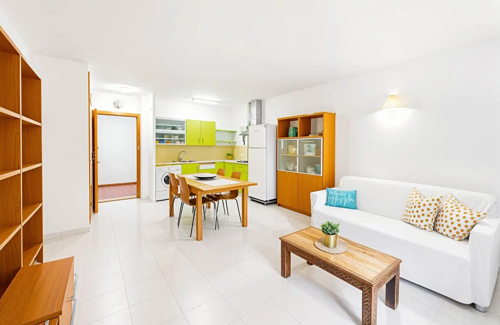 Wohnzimmer von Wohnungen zum Verkauf in Chiclana de la Frontera mit Privatgarten und Gemeinschaftspool