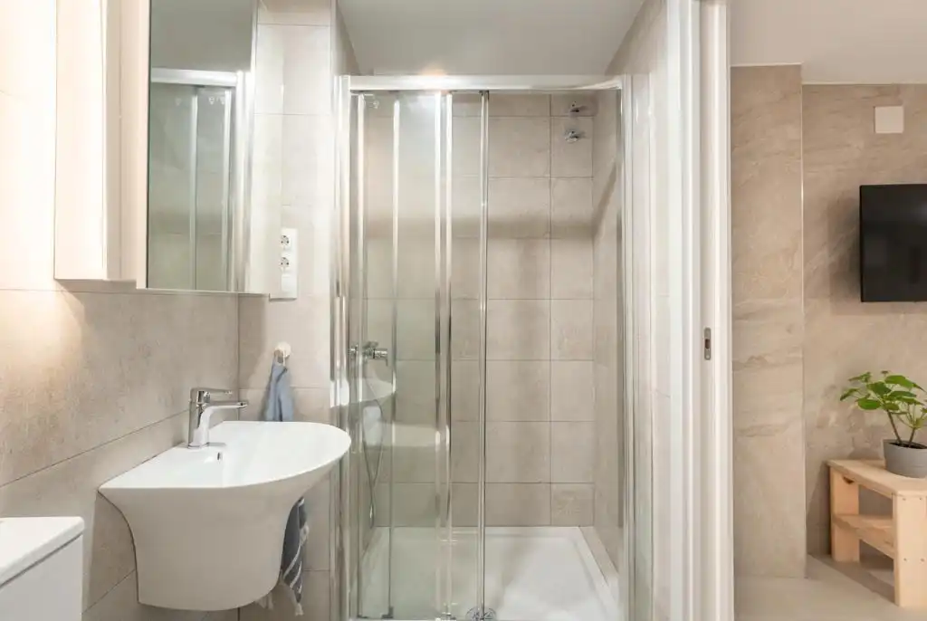 Baño de Dúplex de alquiler en Málaga con Amueblado y Lavadora