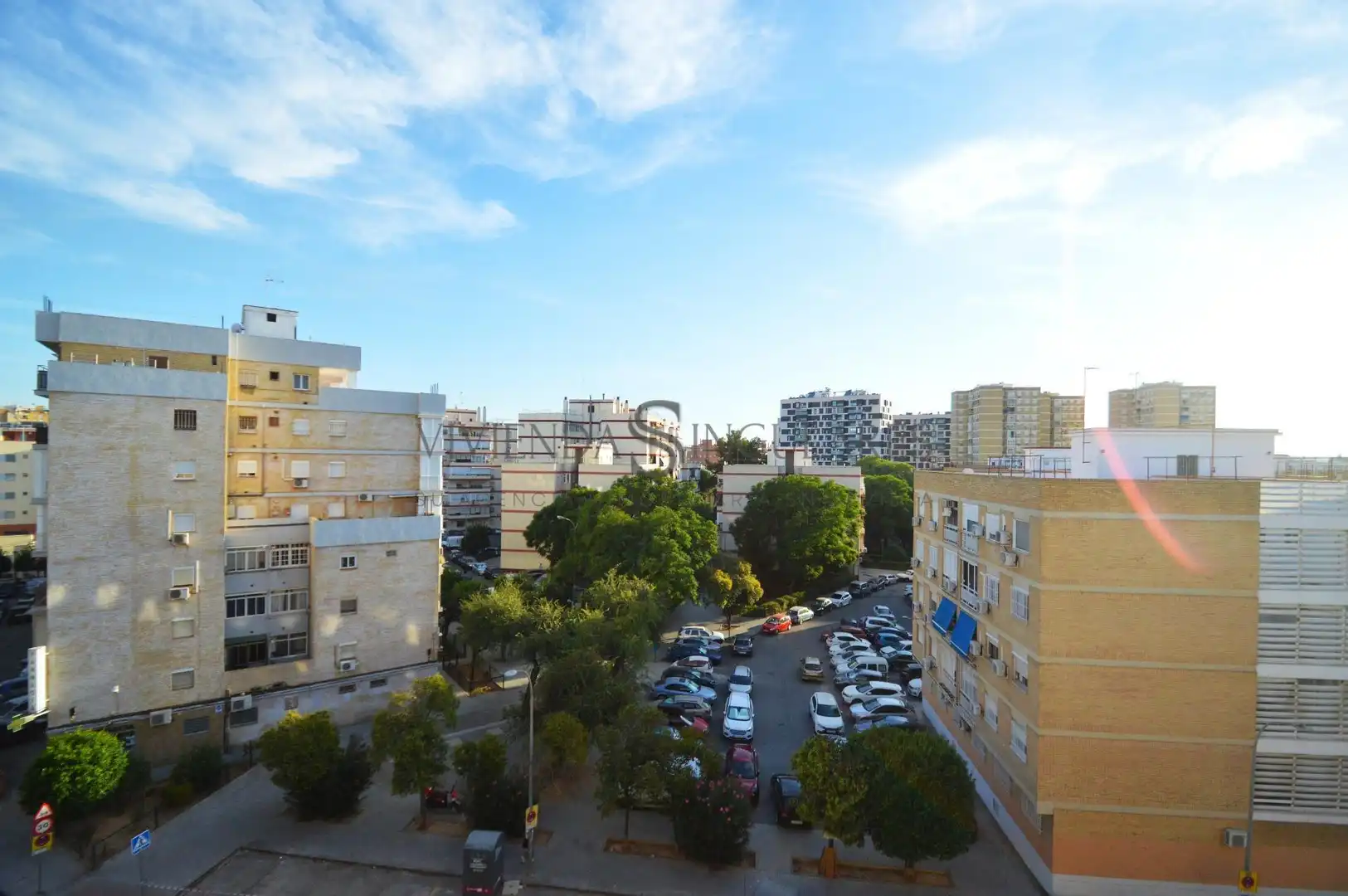 Vista exterior de Pis de lloguer en Sevilla amb Aire condicionat, Parquet i Terrassa