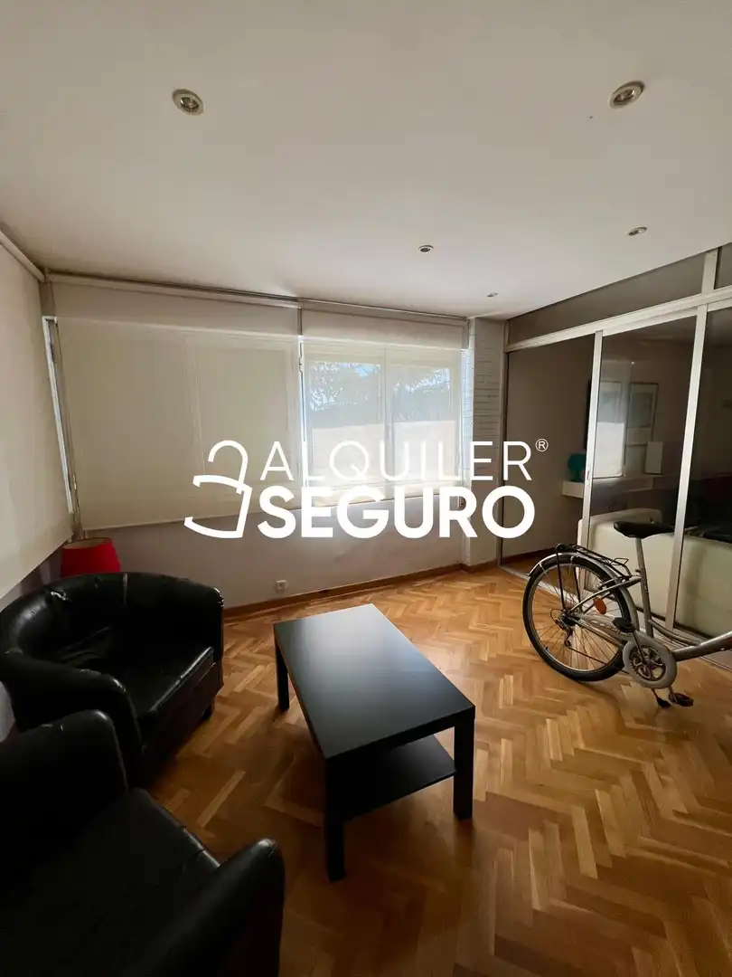 Wohnzimmer von Wohnung zur Miete in Madrid mit Heizung und Möbliert