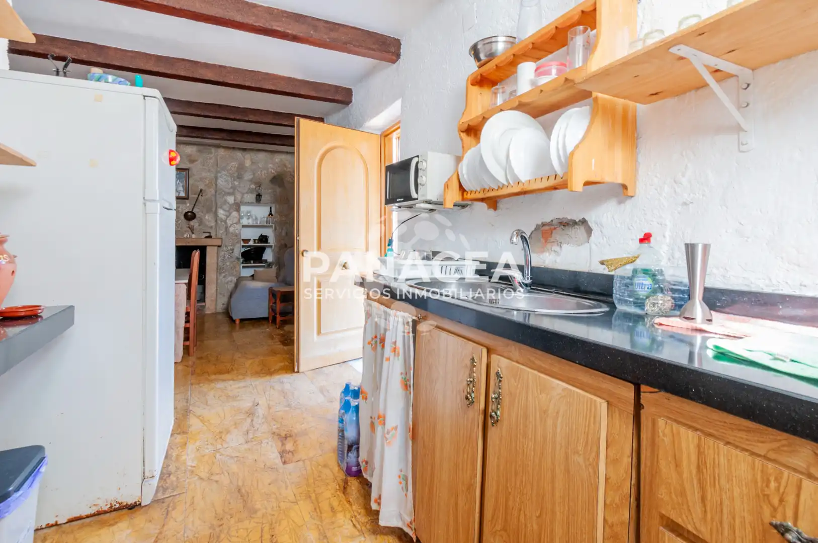 Küche von Haus oder Chalet zum Verkauf in Chercos mit Privatgarten, Möbliert und Ofen
