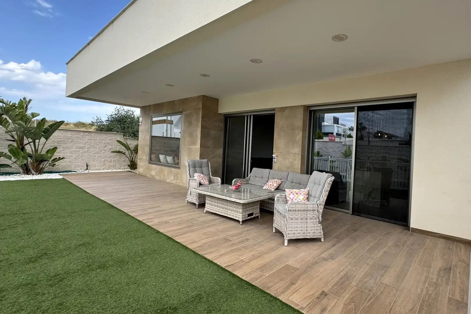 Terraza de Casa o chalet de alquiler en Benijófar con Aire acondicionado, Calefacción y Jardín privado