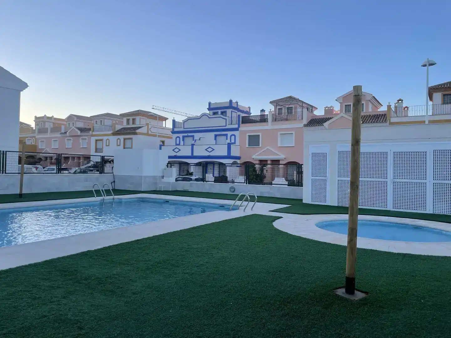 Piscina de Dúplex de lloguer en Pulpí amb Aire condicionat, Piscina i Moblat