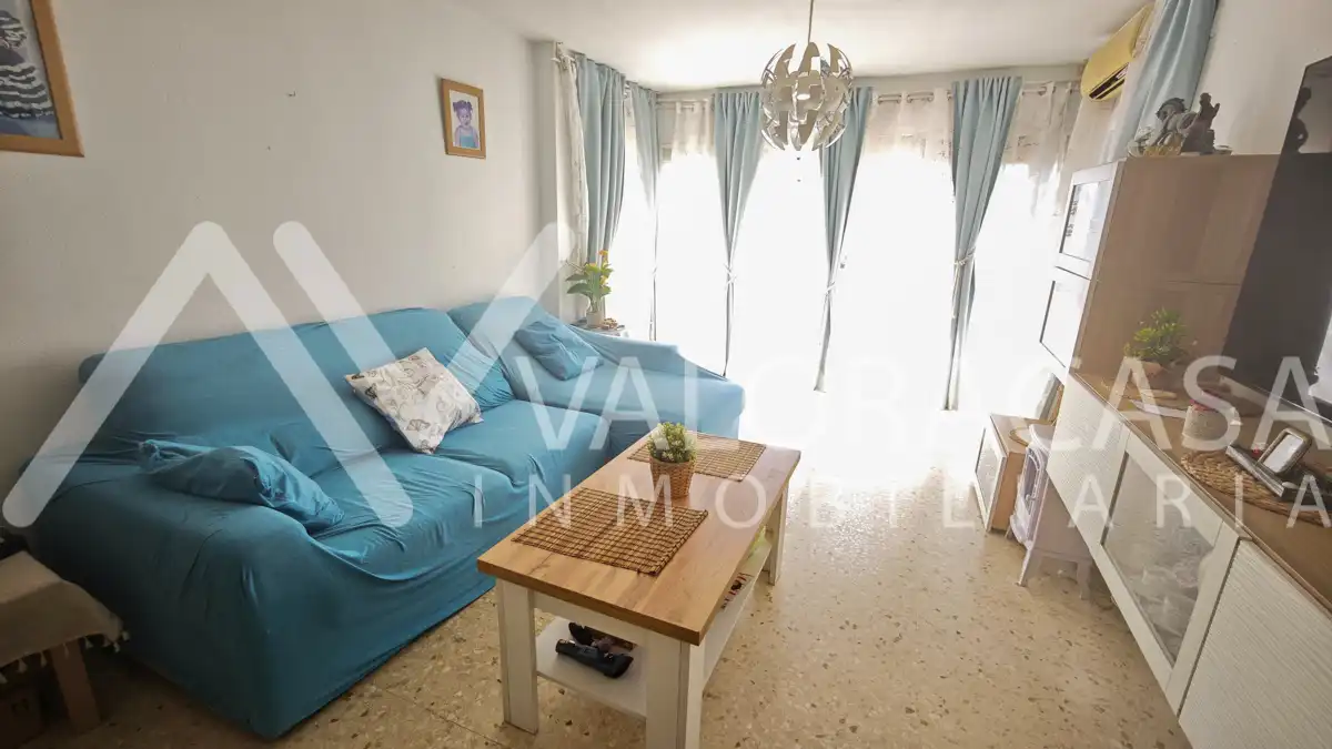 Sala de estar de Piso en venta en Málaga con Amueblado