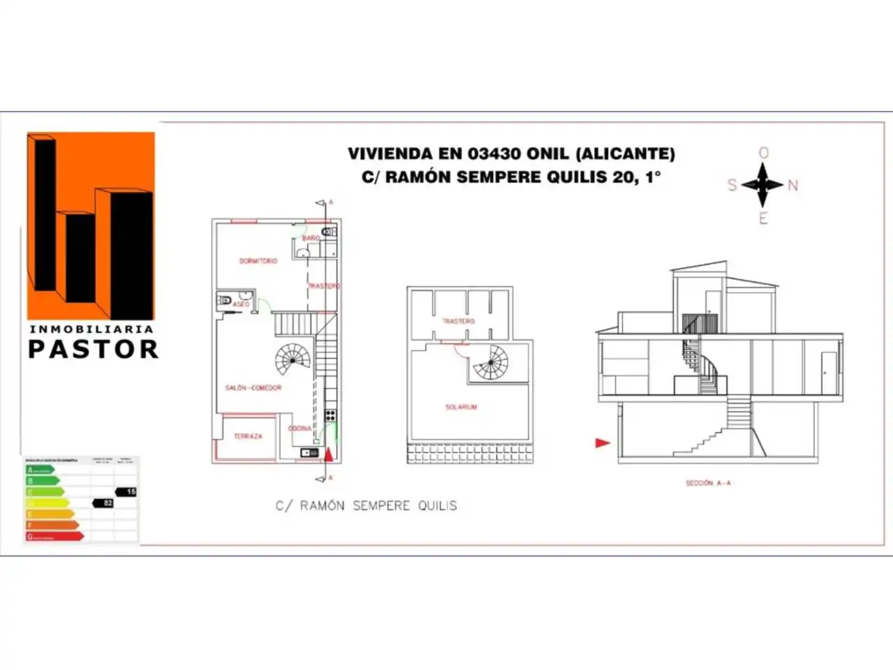 Estudi de lloguer a Calle RAMON SEMPERE QUILIS, Onil