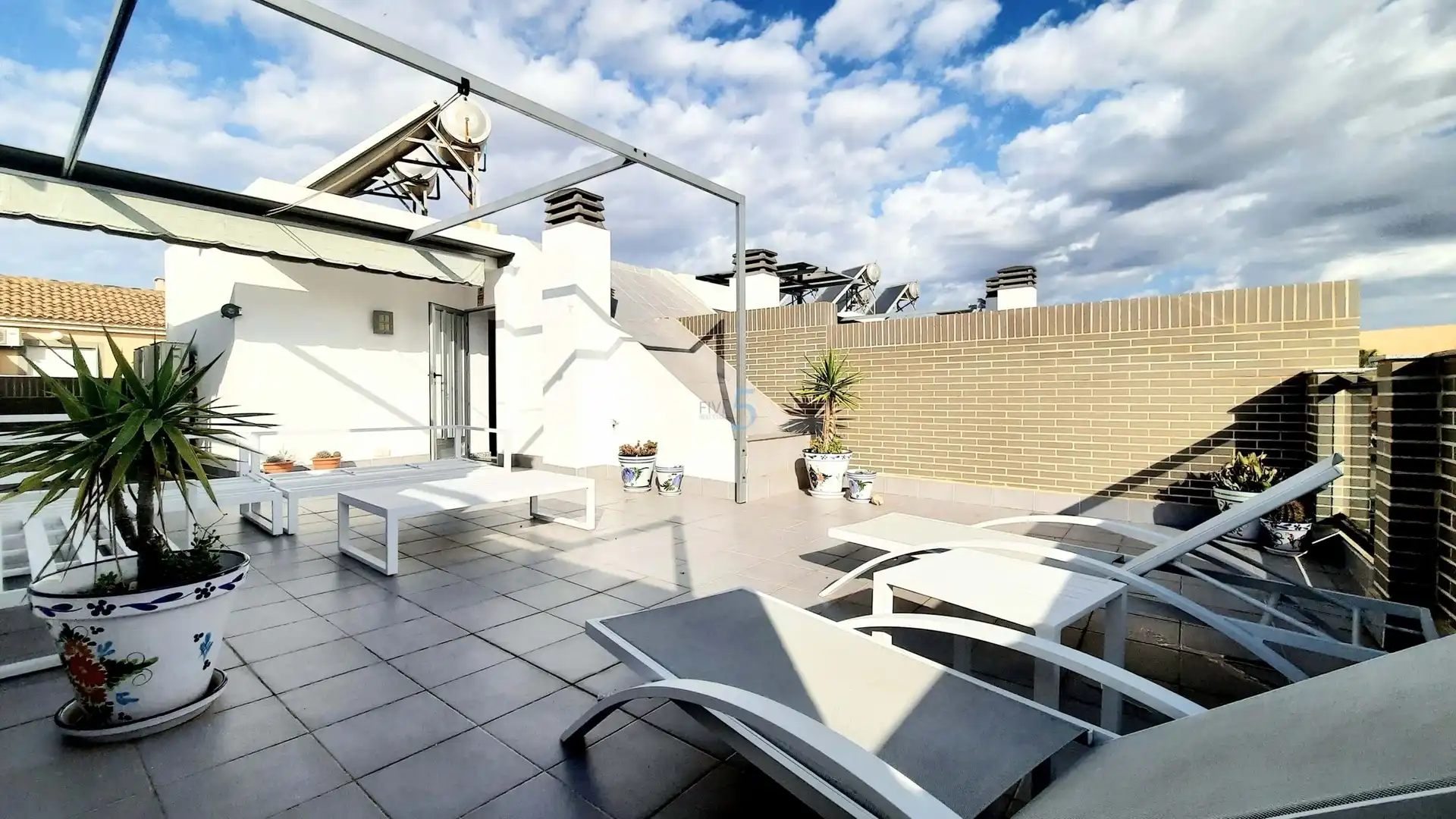 Terrace of Flat for sale in Los Alcázares  with Air Conditioner, Heating and Swimming Pool