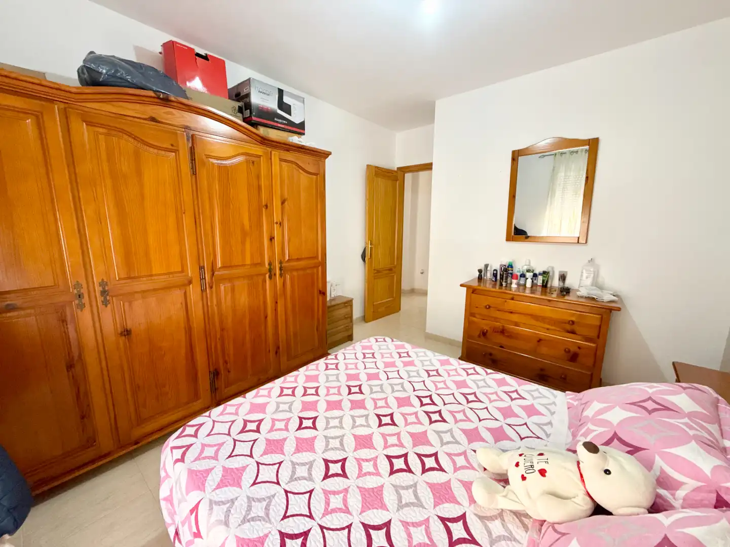 Bedroom of Flat for sale in Roquetas de Mar  with Terrace and Furnished