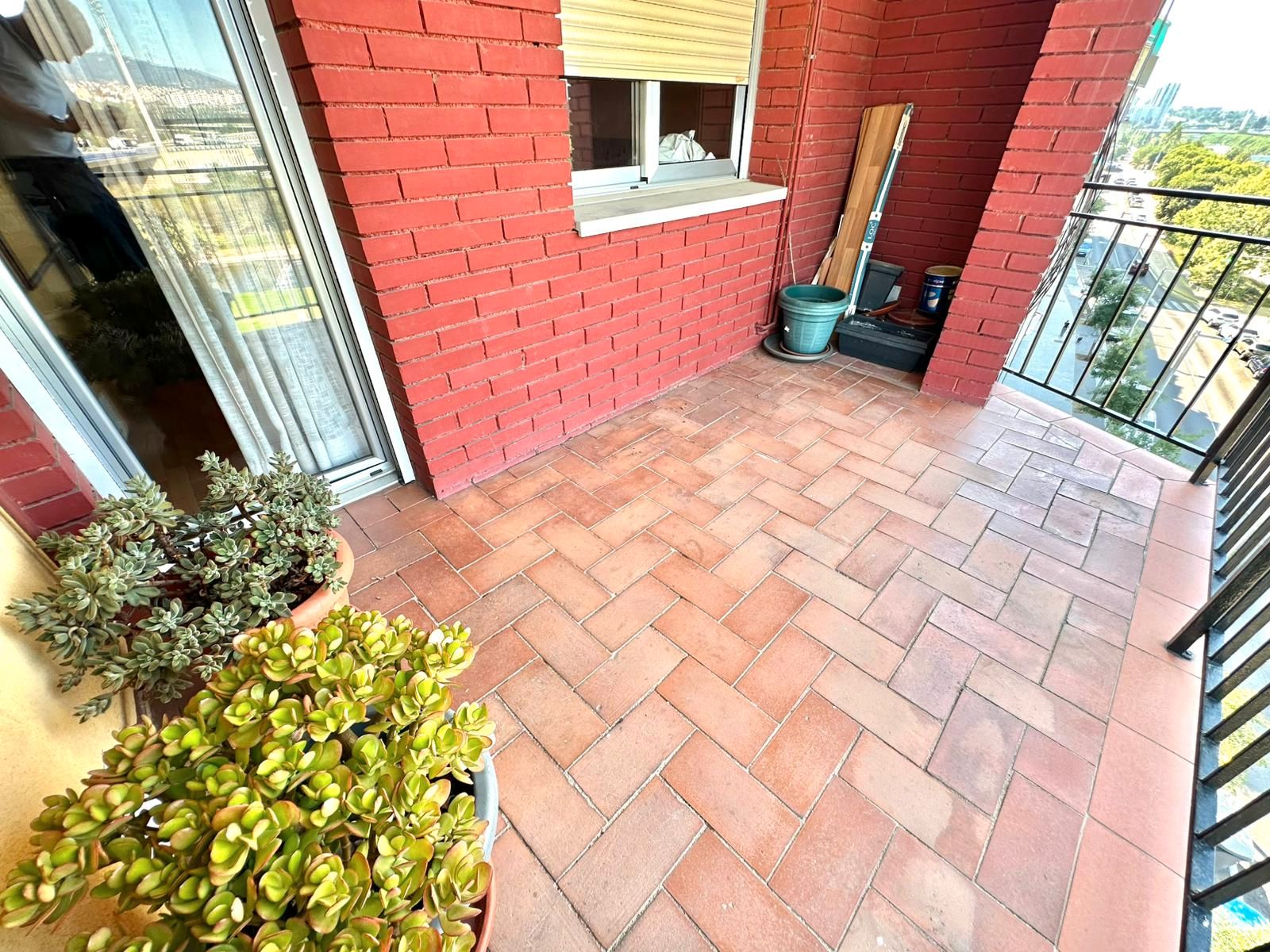 Terrace of Flat for sale in Santa Coloma de Gramenet  with Heating, Parquet flooring and Terrace