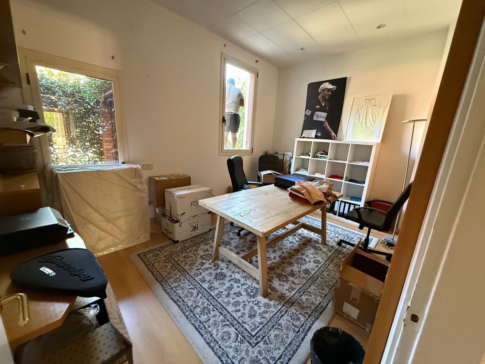 Sala de estar de Oficina de alquiler en  Barcelona Capital con Terraza
