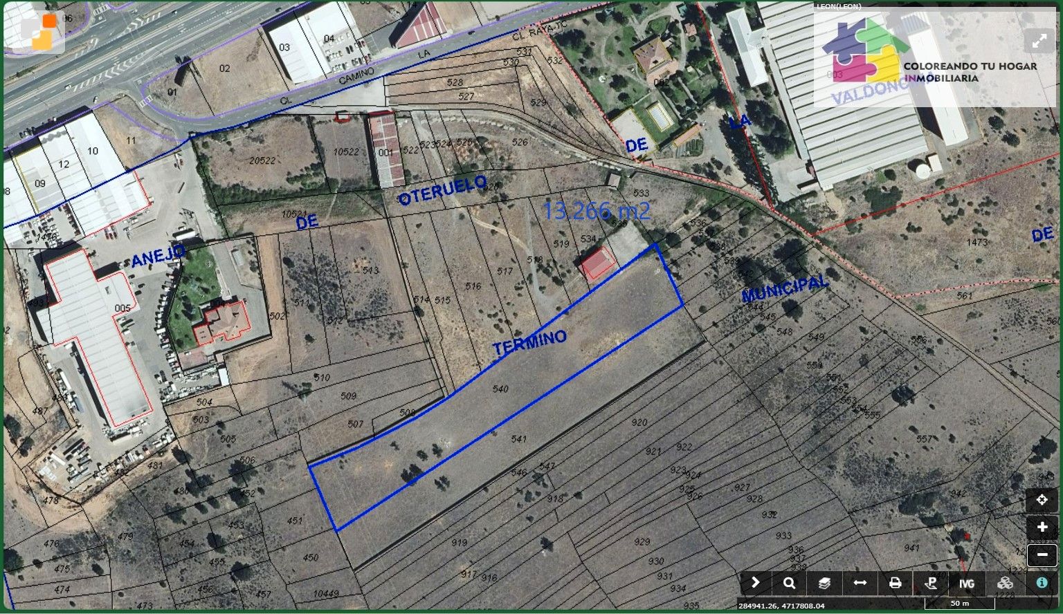 Terreny industrial en venda en León Capital 