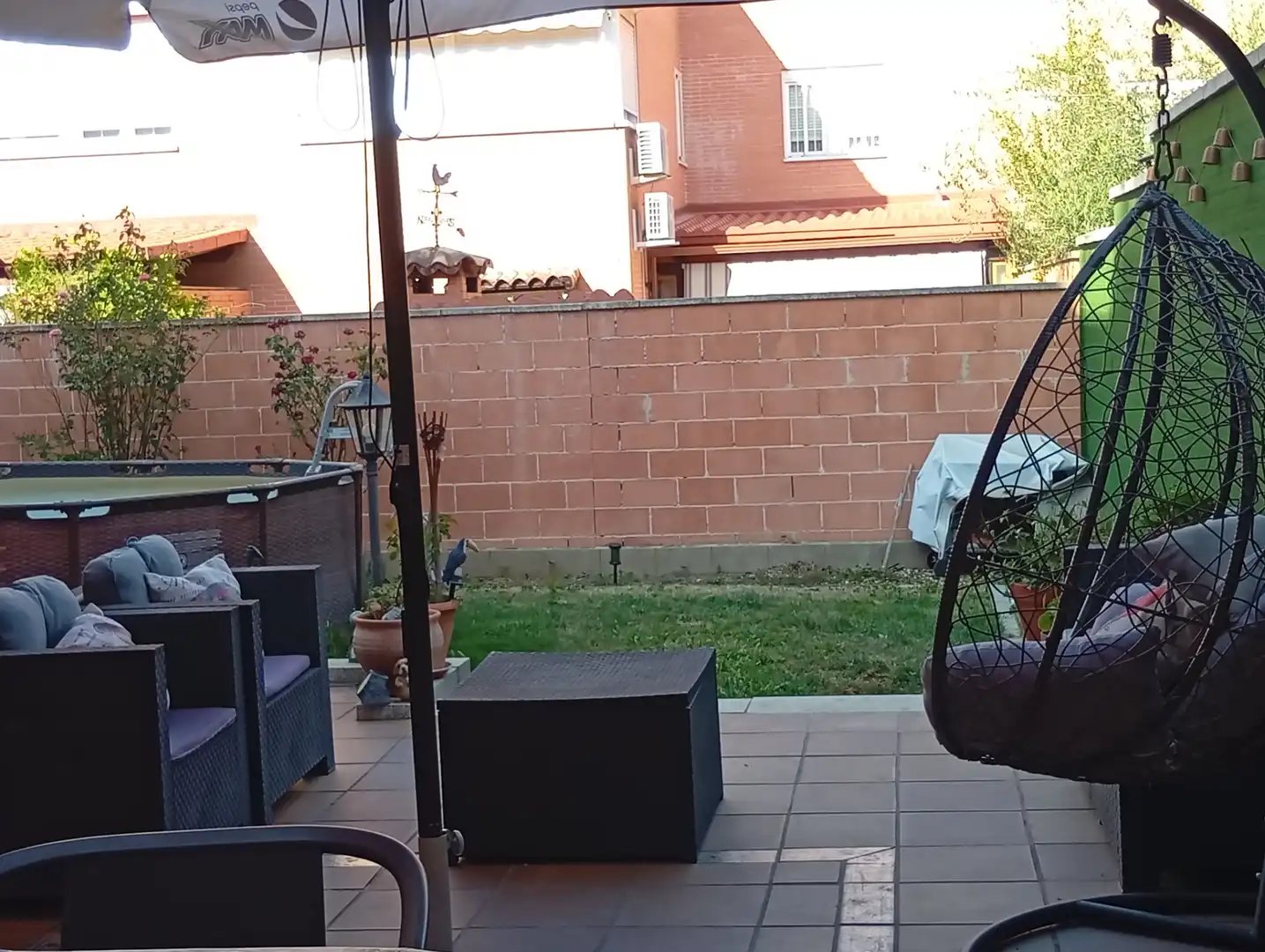 Terrassa de Casa adosada en venda en Daganzo de Arriba amb Aire condicionat, Calefacció i Jardí privat