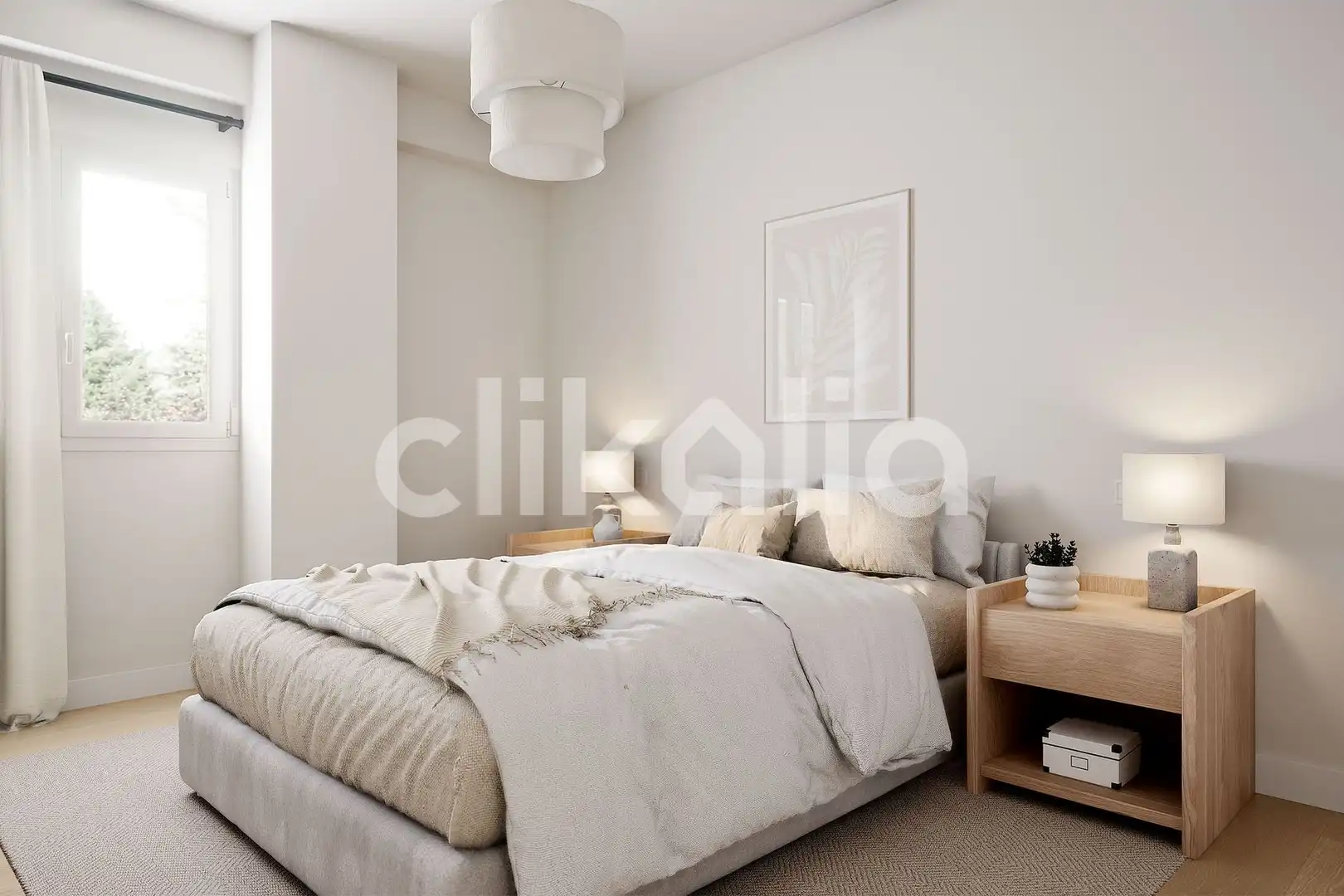 Bedroom of Flat for sale in Madrid  with Air Conditioner, Heating and Terrace