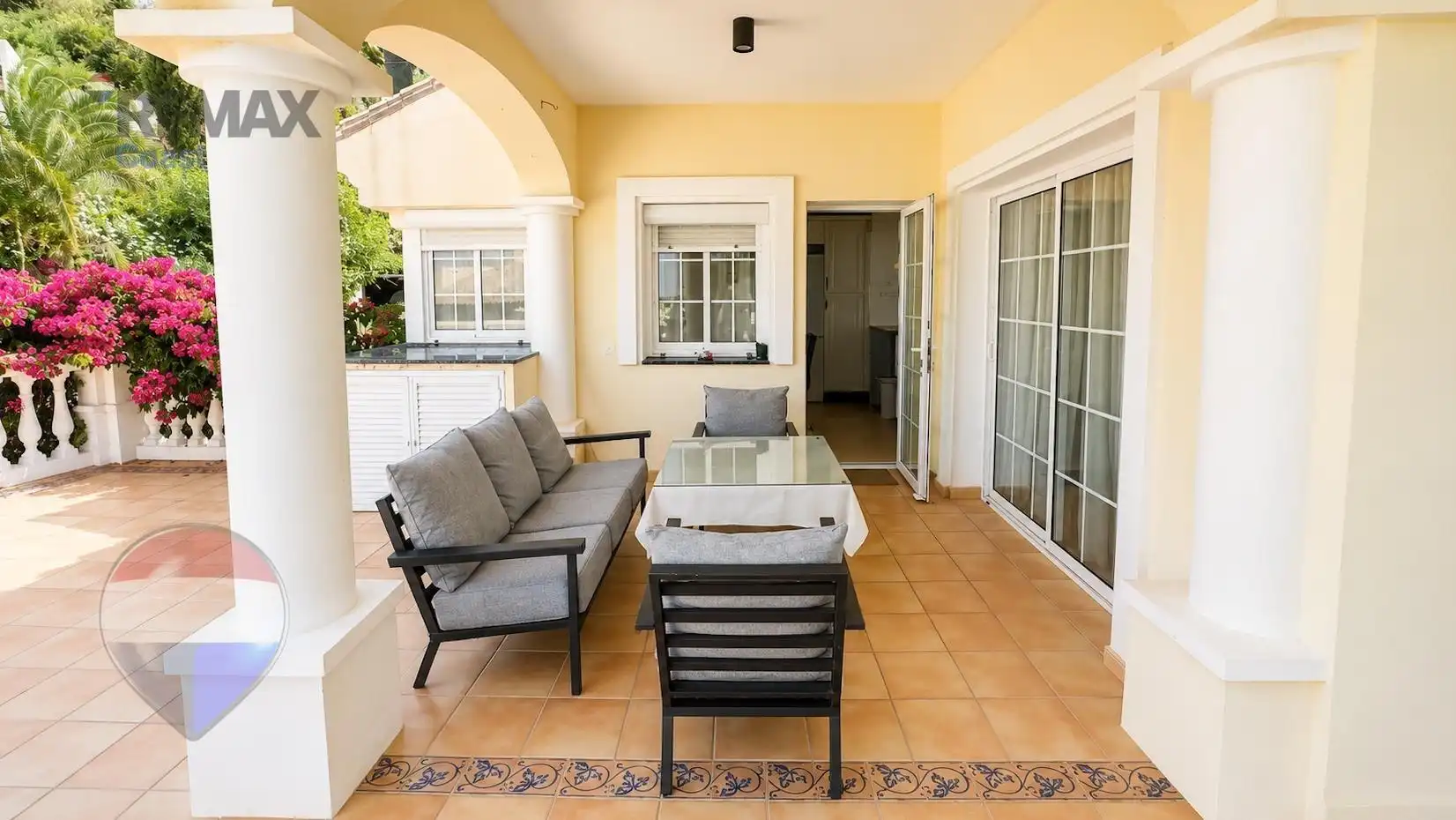 Terraza de Casa o chalet en venta en Mijas con Aire acondicionado, Jardín privado y Terraza