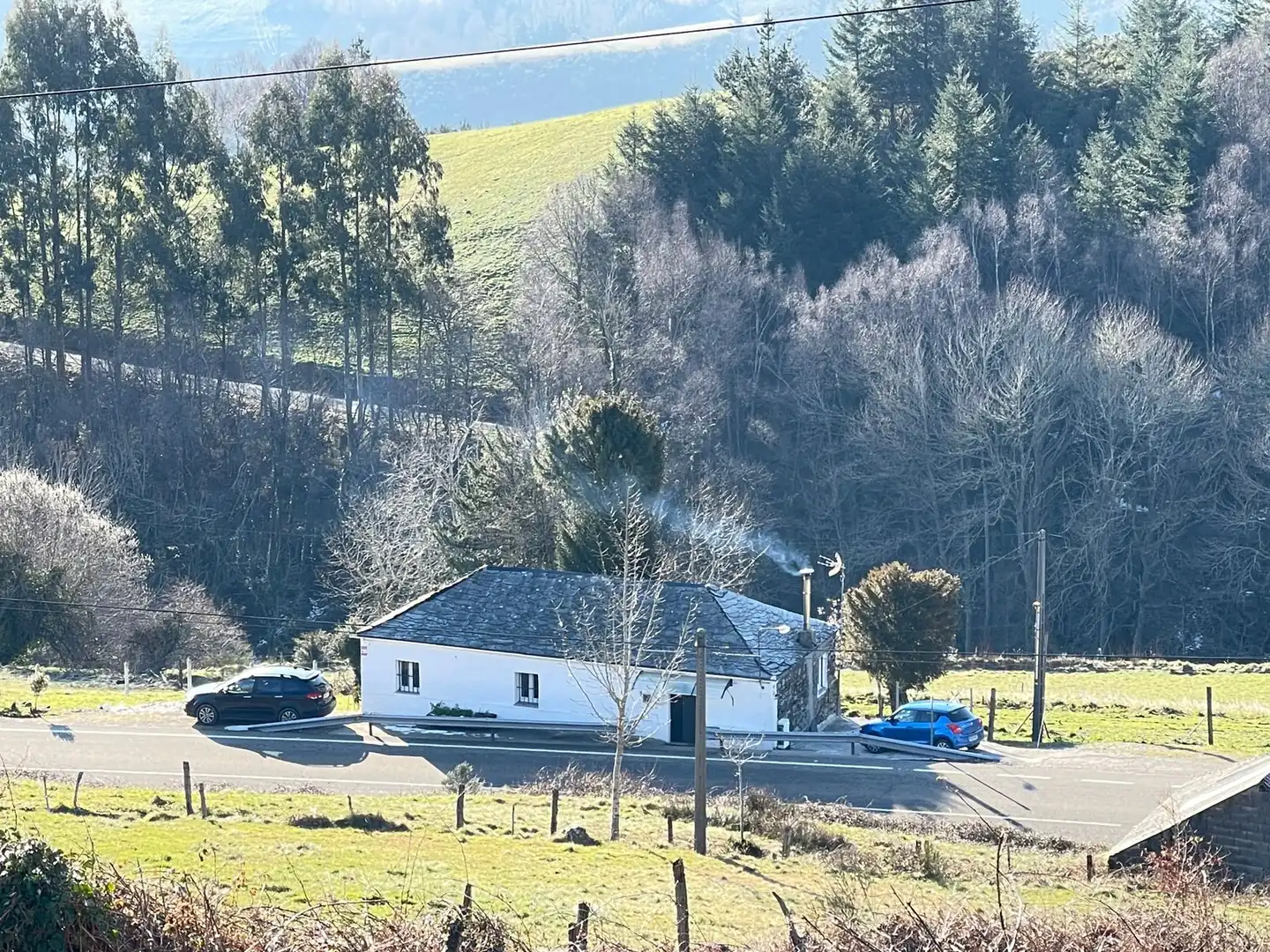 Vista exterior de Finca rústica en venda en Negueira de Muñiz  amb Moblat