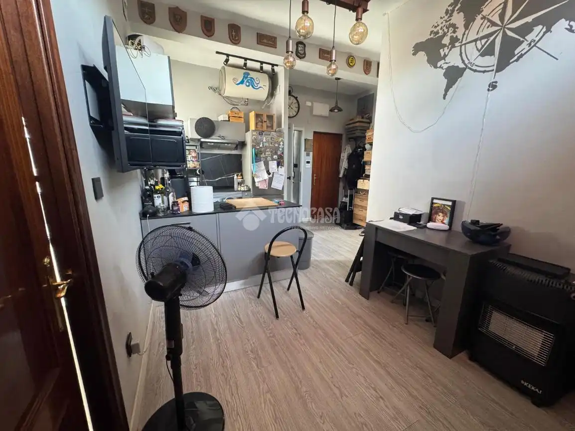 Kitchen of Flat for sale in Gijón   with Furnished