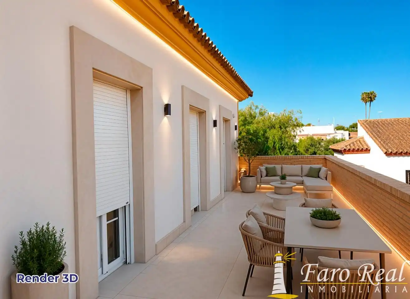 Terraza de Casa o chalet en venta en Sanlúcar de Barrameda con Aire acondicionado, Jardín privado y Terraza
