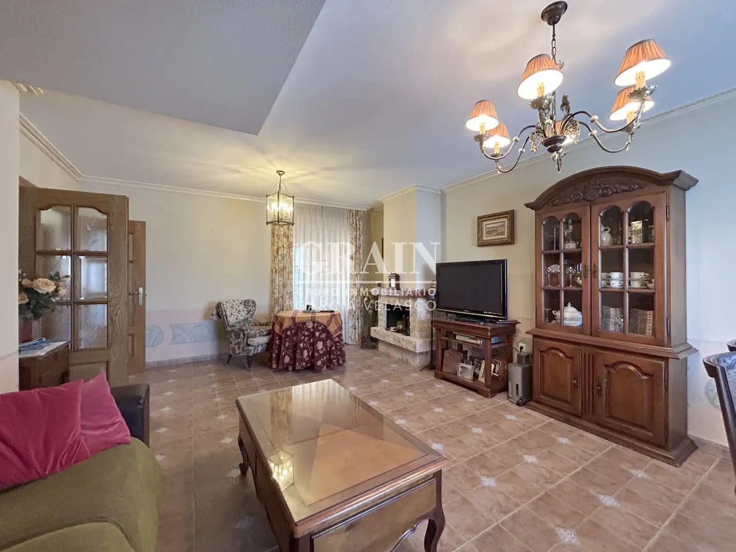 Living room of Detached homes for sale in La Gineta  with Heating, Private garden and Terrace