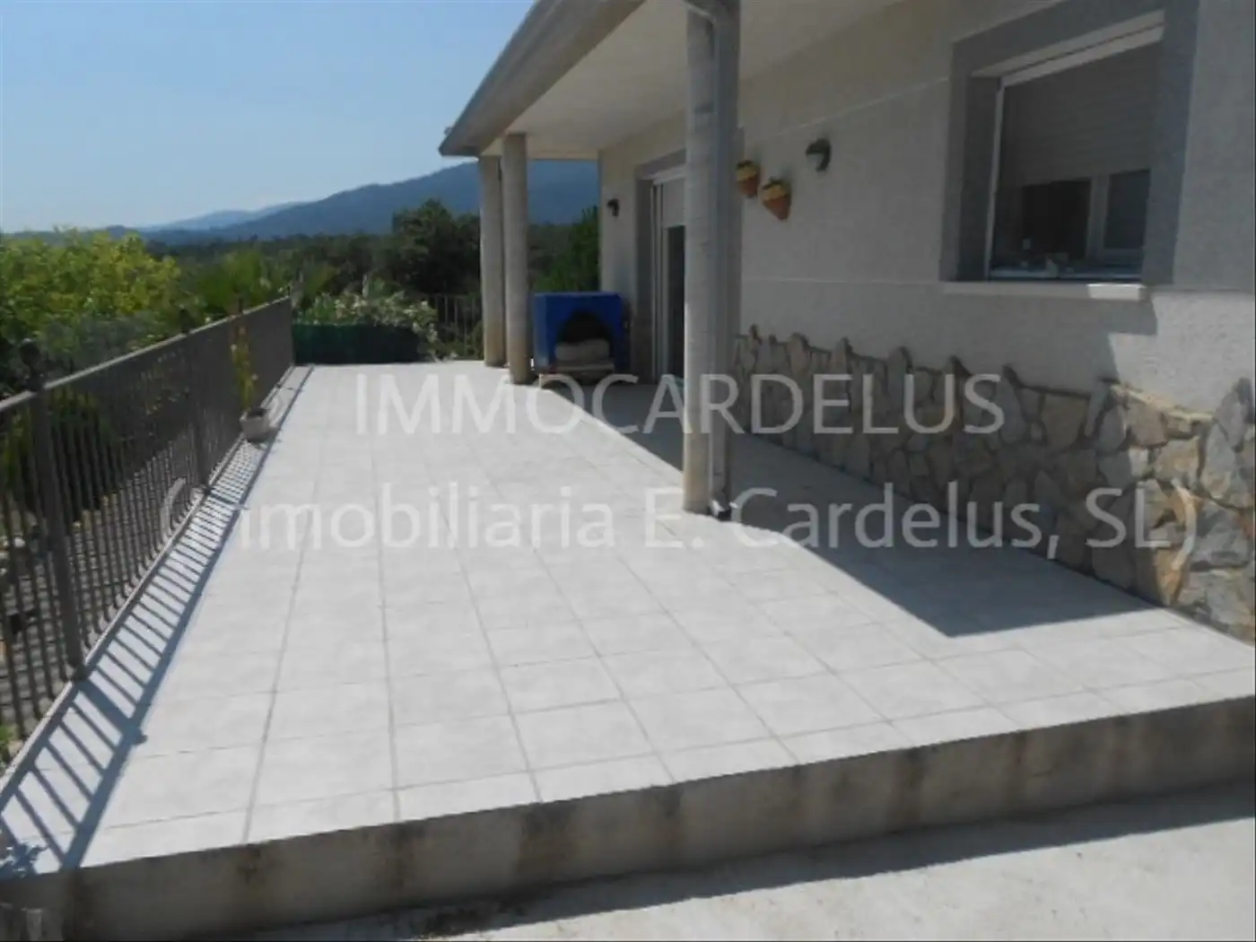 Terrassa de Casa o xalet en venda en Gualba amb Calefacció, Jardí privat i Terrassa