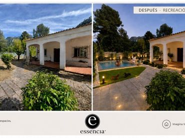 Detached house with garden for sale in Barx