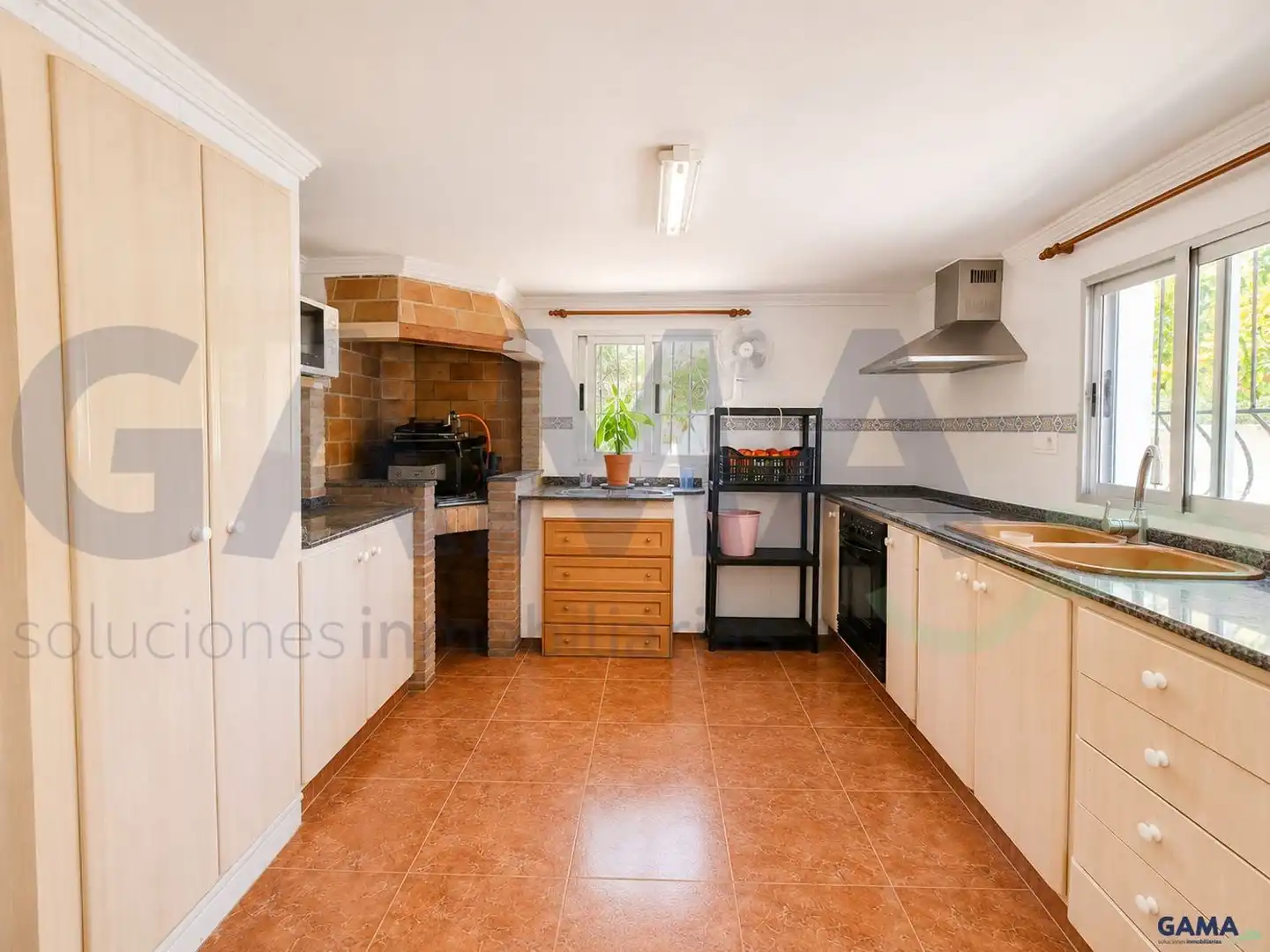 Kitchen of Houses for sale in Alberic  with Air Conditioner, Terrace and Swimming Pool